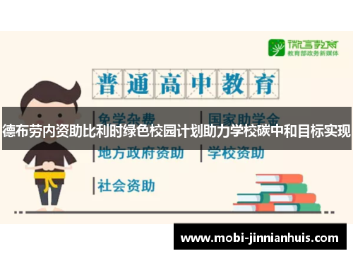 德布劳内资助比利时绿色校园计划助力学校碳中和目标实现