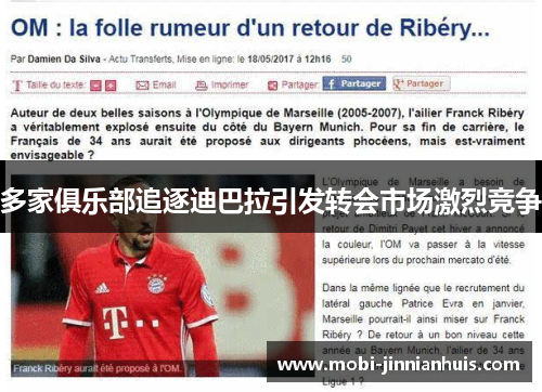 多家俱乐部追逐迪巴拉引发转会市场激烈竞争